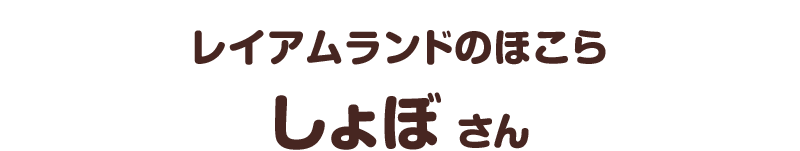 レイアムランドのほこら／しょぼ さん