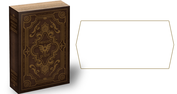 ゲームソフトとコインセットを「冒険の書」をイメージしたBOXに収納可能！
